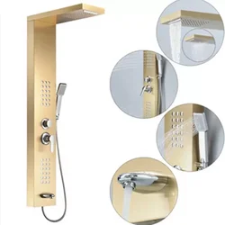 Shower panel factory price shower set bathroom wholesale commercial multifunctional modern bathroom shower