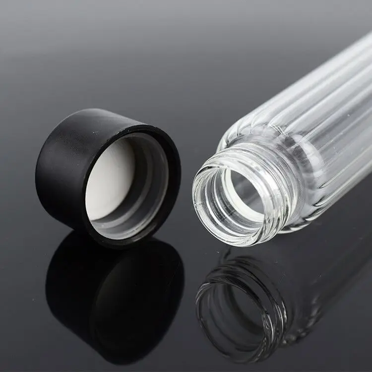 Custom Any Length Brand Borosilicate Glass tube 80mm 115mm 116mm 125mm with Child Resistant Cap for J tubes