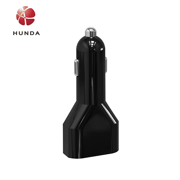  HUNDA Высокое качество 48 Вт 4 порта USB быстрая зарядка QC3.0 Мини Портативный многопортовый Универсальный 5 в 2 А автомобильное зарядное устройство для мобильных