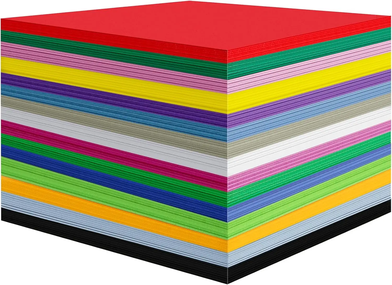 120 Pack EVA Foam Sheets  8 x 6 Inch 2mm Thick Assorted 15 Colors Craft Foam Paper for School Supply and DIY Handcraft Projects