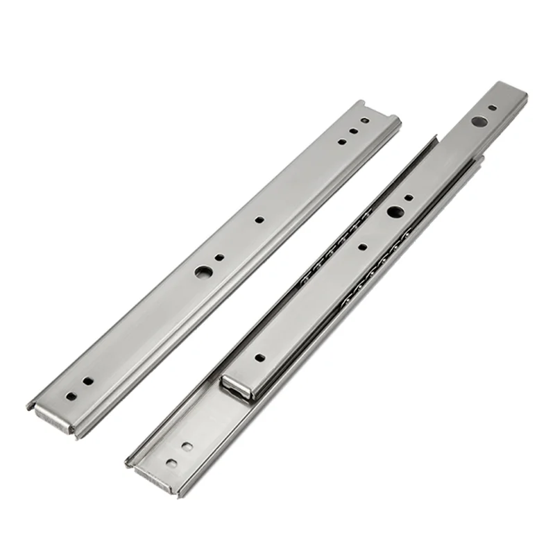 TH1035SS 35mm height stainless steel slide telescopic slides Ball Bearing drawer slide two way travel heavy duty