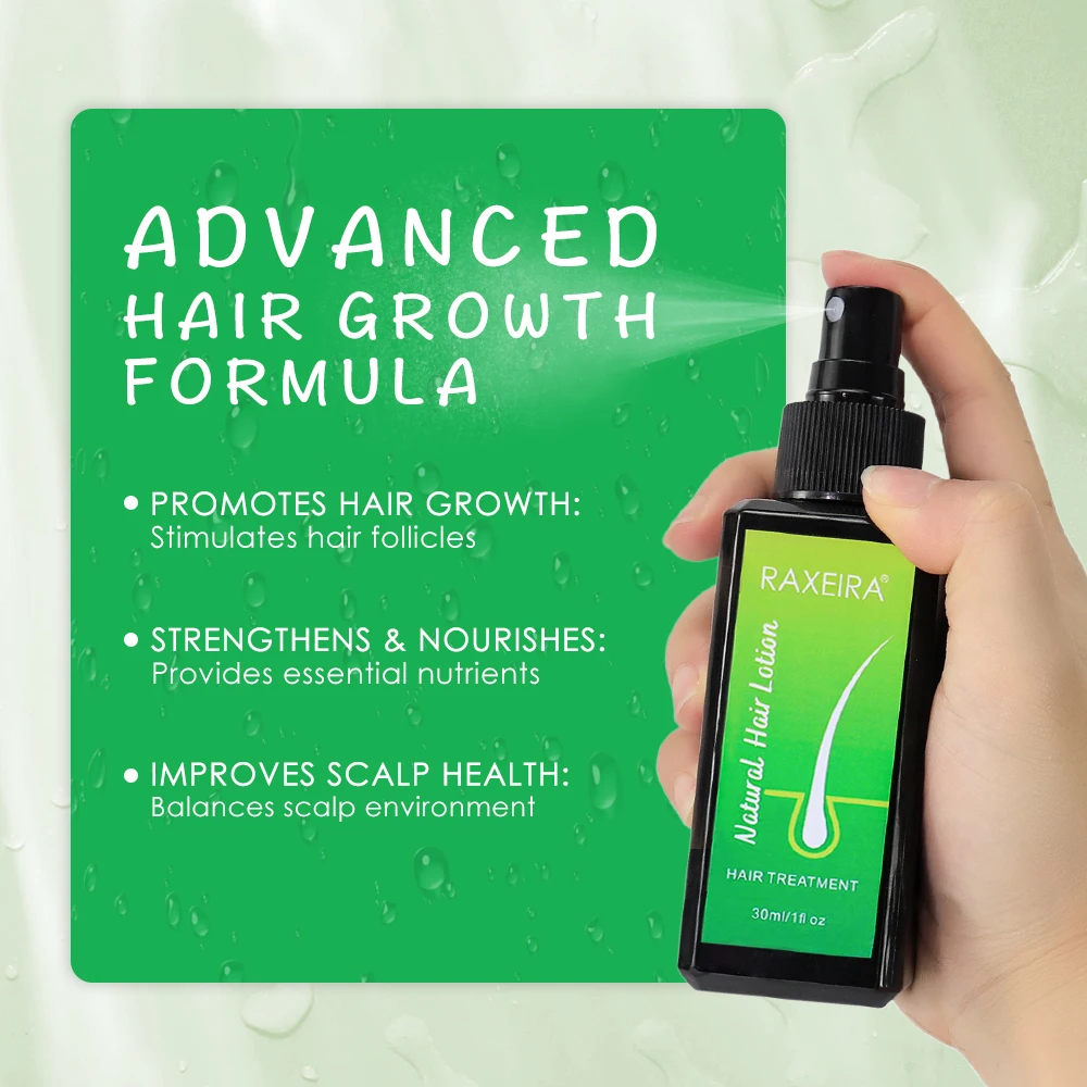 Hot Selling Growth Hair Lotion Treatment Regrowth New Hair Lotion Spray Scalp Anti Baldness Hair Loss Products