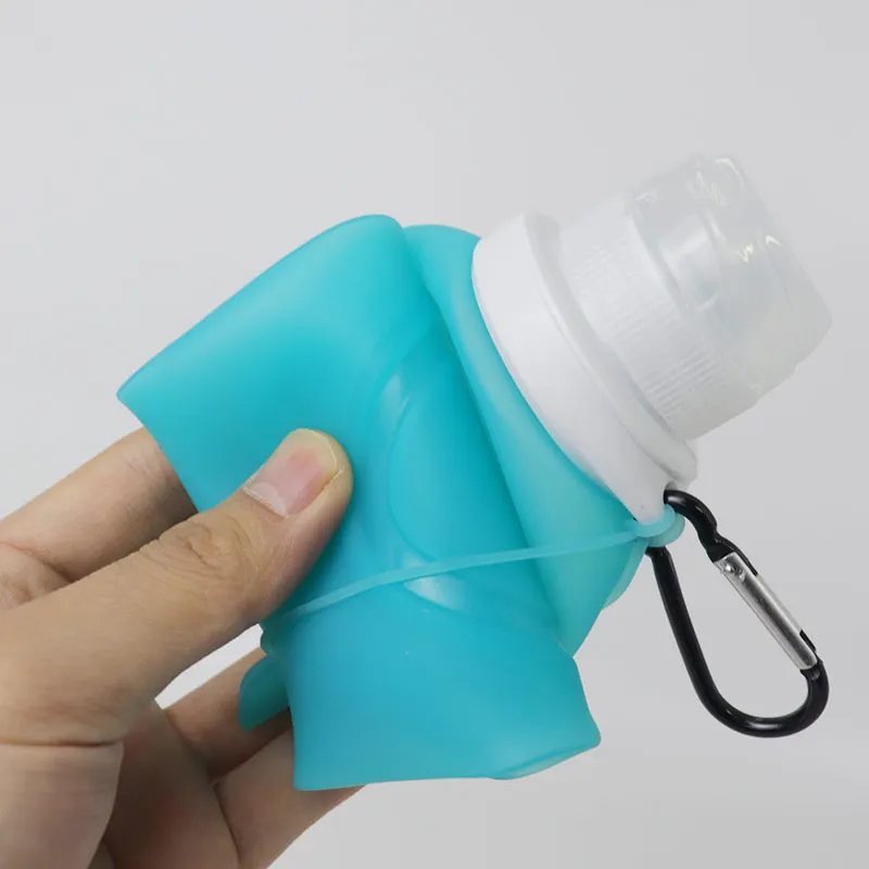 New Products Silicone Drinking Collapsible Water Bottle Foldable Water Bottle