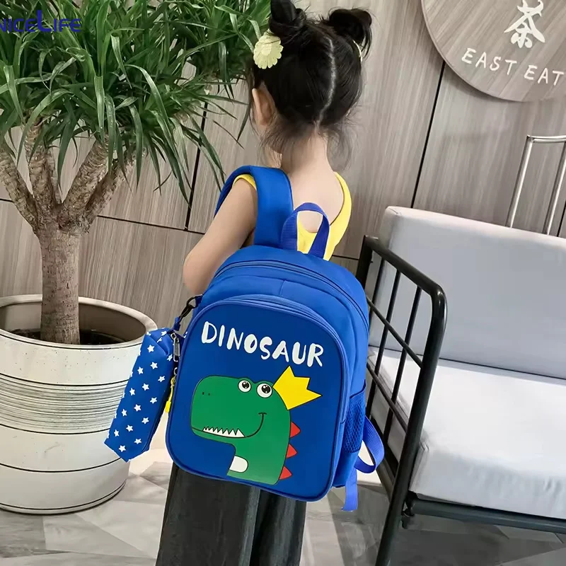 Wholesale Children School Bags Pink Cartoon Backpack For Kids Backpack School Bags with Pen Bag