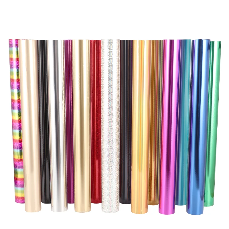 Кожаная и тканевая фольга, рулон бумаги, пластиковая Фольга для горячего тиснения