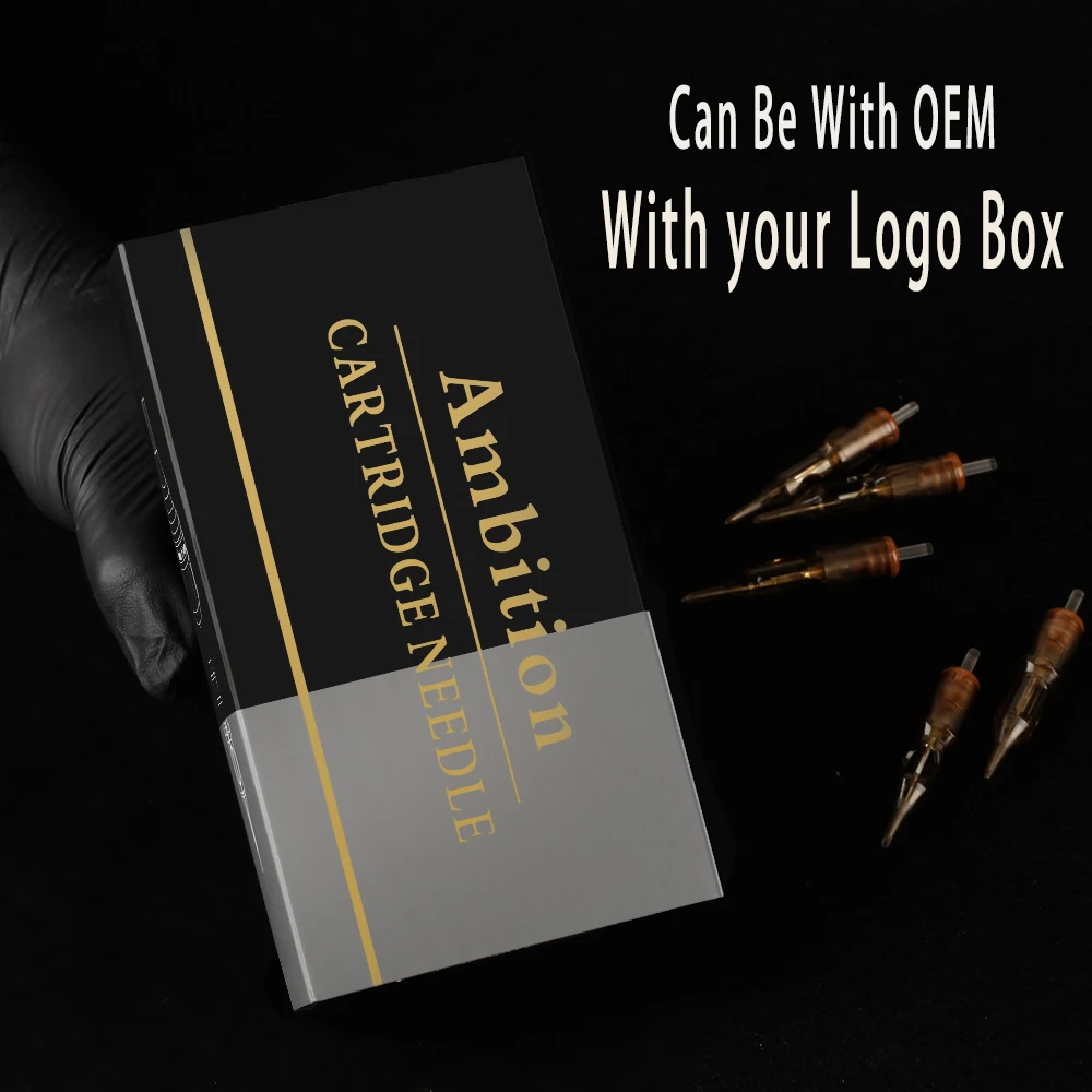 Wholesale OEM Brown Color Ambition disposable cartridge tattoo needles