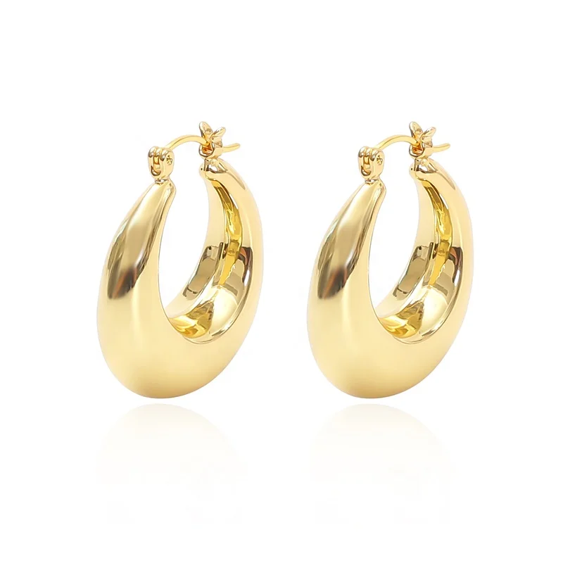 Professional Supplier Wholesale Hollow Dating/School Ball Neutral Copper Earrings