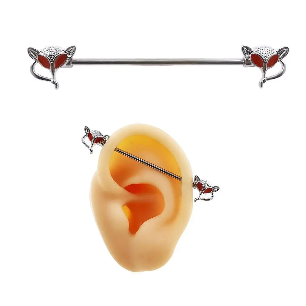 Fox Industrial Barbell Helix Ear Piercing Body Jewelry Wholesale