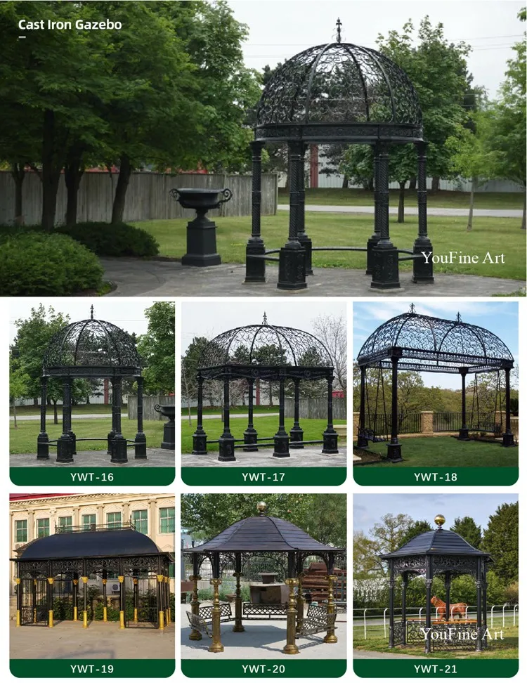 youfine cast iron gazebo  