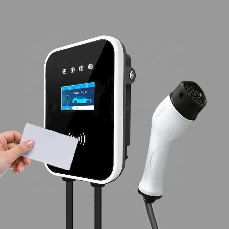 BC уровень 2 Режим 3 AC EVSE зарядные станции настенный плюс IEC 62196 трехфазное зарядное