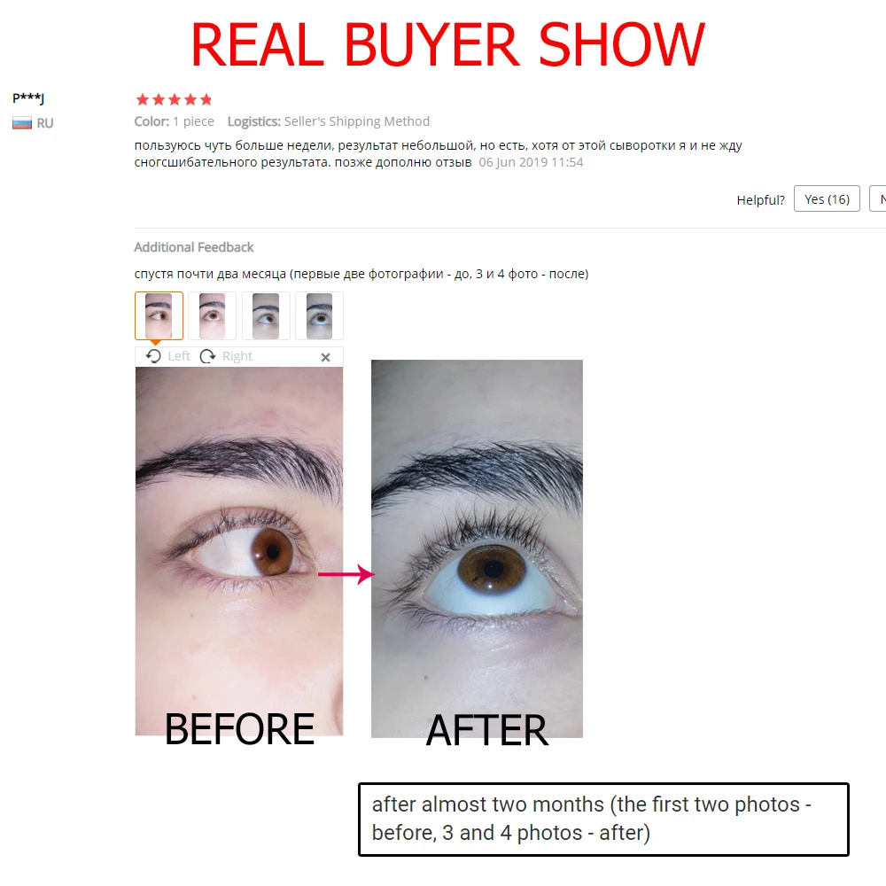 O.TWO.O Eyelash Growth Serum Moisturizing Eyelash Nourishing Essence For Eyelashes Enhancer Lengthening Thicker