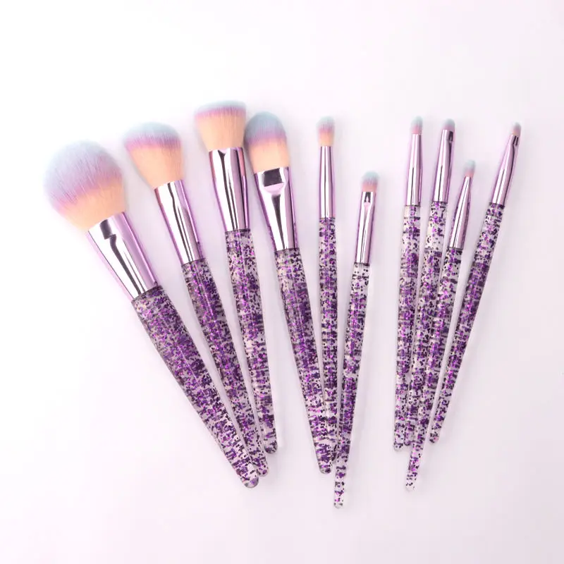 Wholesale High quality 10Pcs Private Label Makeup Brush Set For Professional