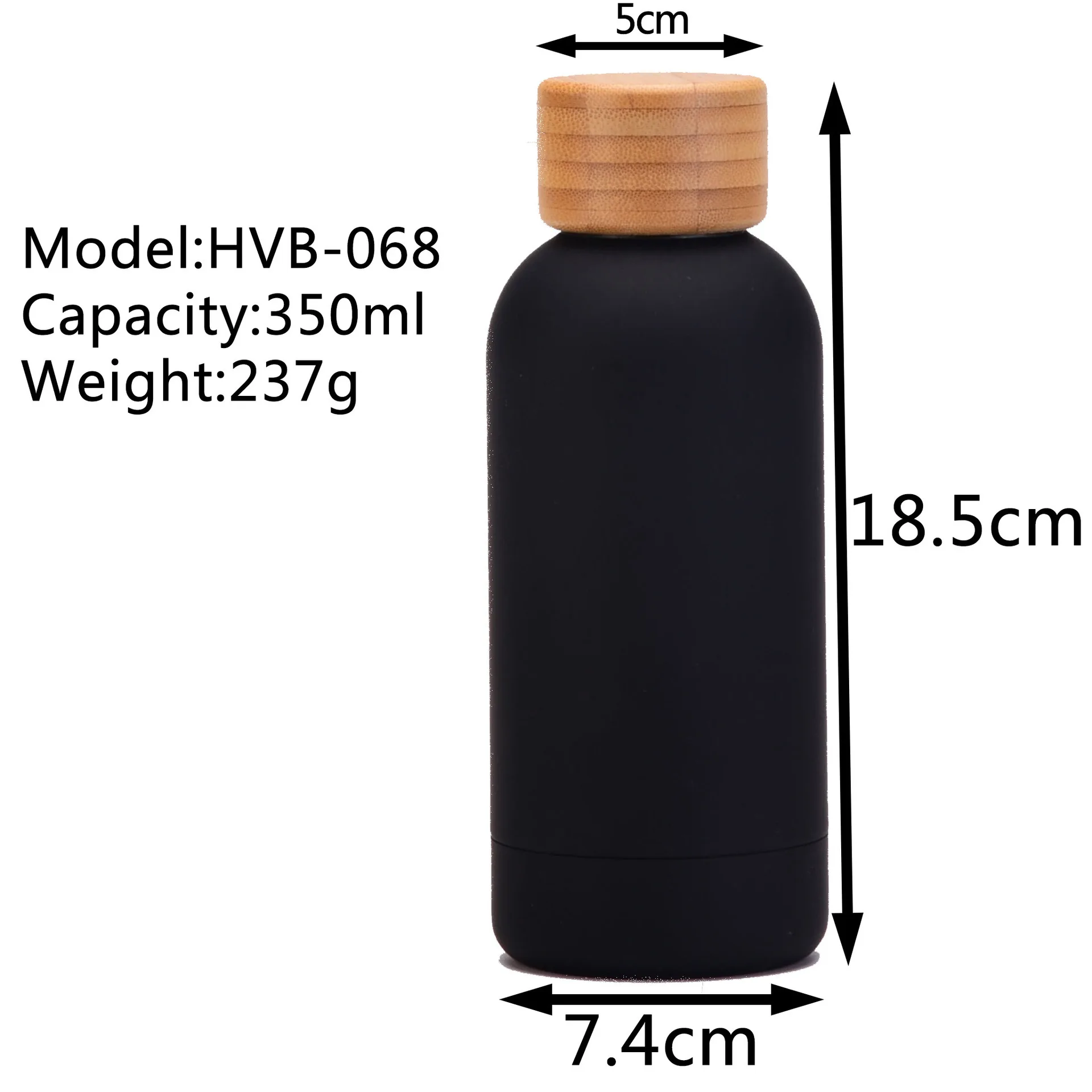 2023 New Design Stainless Steel Bamboo Lid Thermal Bottles Outdoor Sports Picnic Fitness Thermal Water Bottle