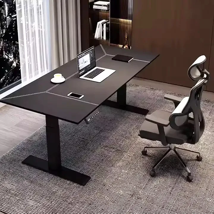 Office Furniture Height Adjustable Sit-Stand Desk Lift Tables Computer Table by Escritorios de Oficina