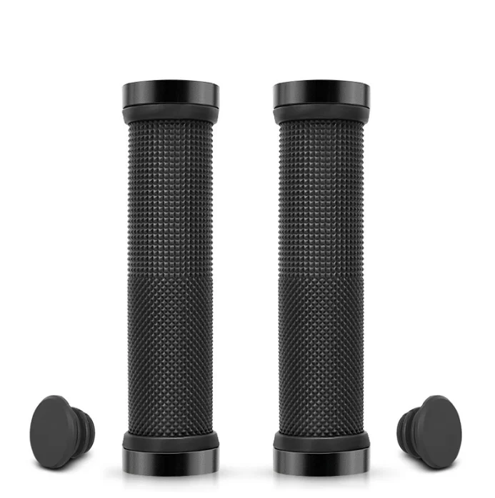 Wholesale Double Lock on Bike Handlebar Grips Rubber Bicycle Hand Grip Suitable for Folding Bike BMX MTB Beach Cruiser Scooter