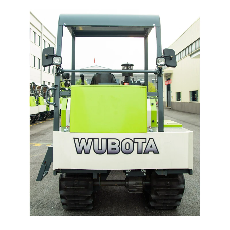 Crawler Tractor with Rotavator for Rice Land