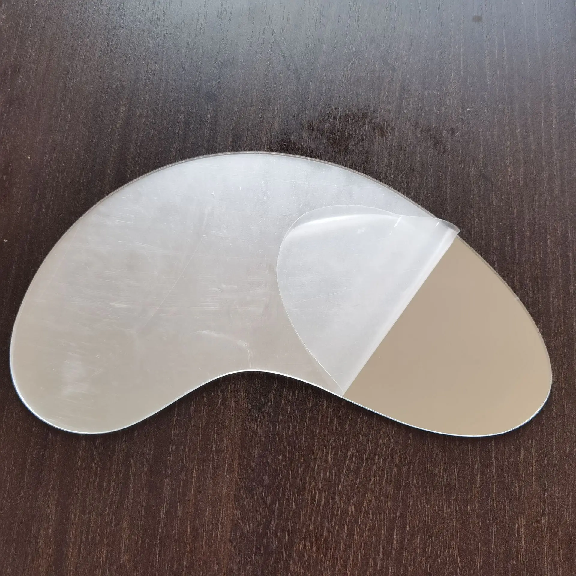 Factory Customization Irregular acrylic plate Irregular mirror Small mirror transparent glass lens processing