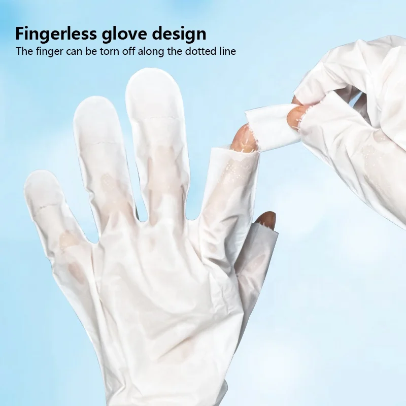 Korea Hand Mask Gloves Supplier For Rough Hands Fashion Whitening Moisturizing Hand Repair Treatment Spa Gloves Nail Mask Gloves