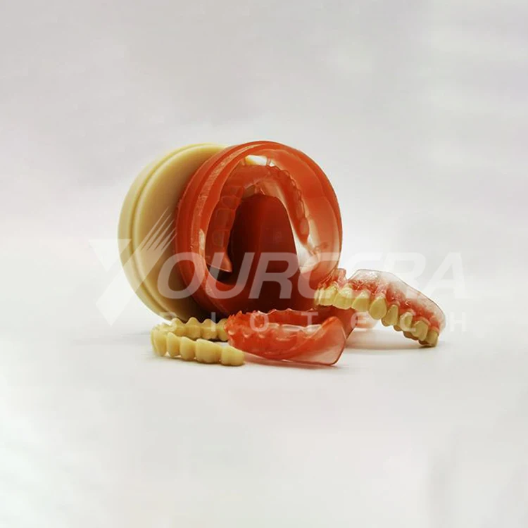 Yourcera Dental Lab Material 98/95/89mm Dental PMMA / Resin Blocks Use For Dental Milling Machine