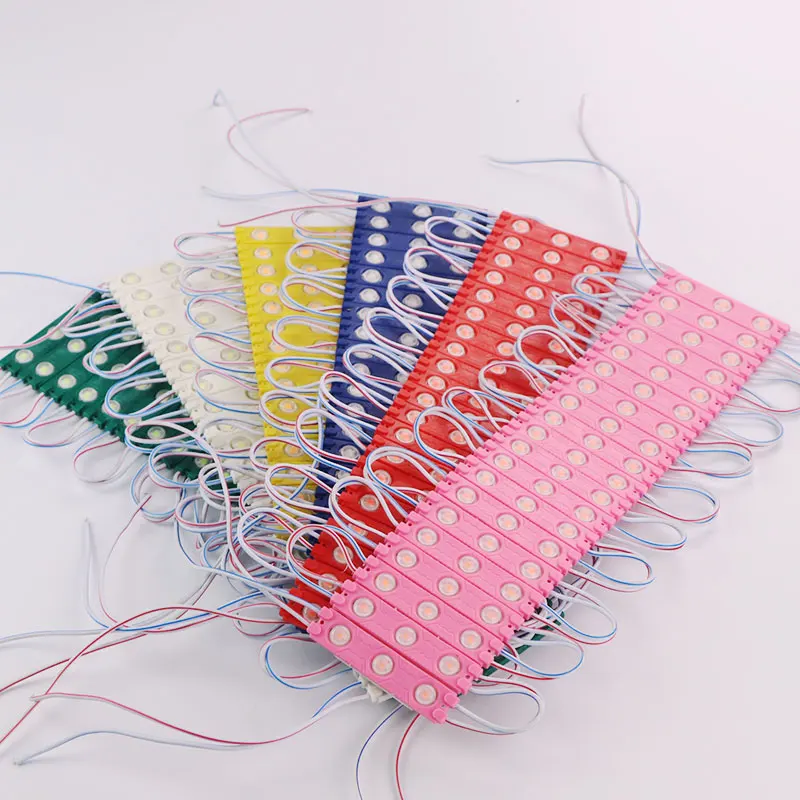 DC 12v high light 3 leds waterproof led modules 3 leds 5730 5630 injection lens module