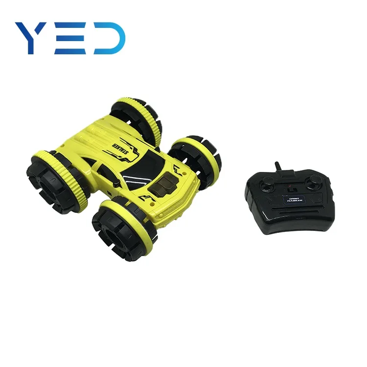 Hot sale  12km/h High Speed Remote Control Twited RC Vehicle 360 Degree Rotation Double Side Drift RC Stunt Car