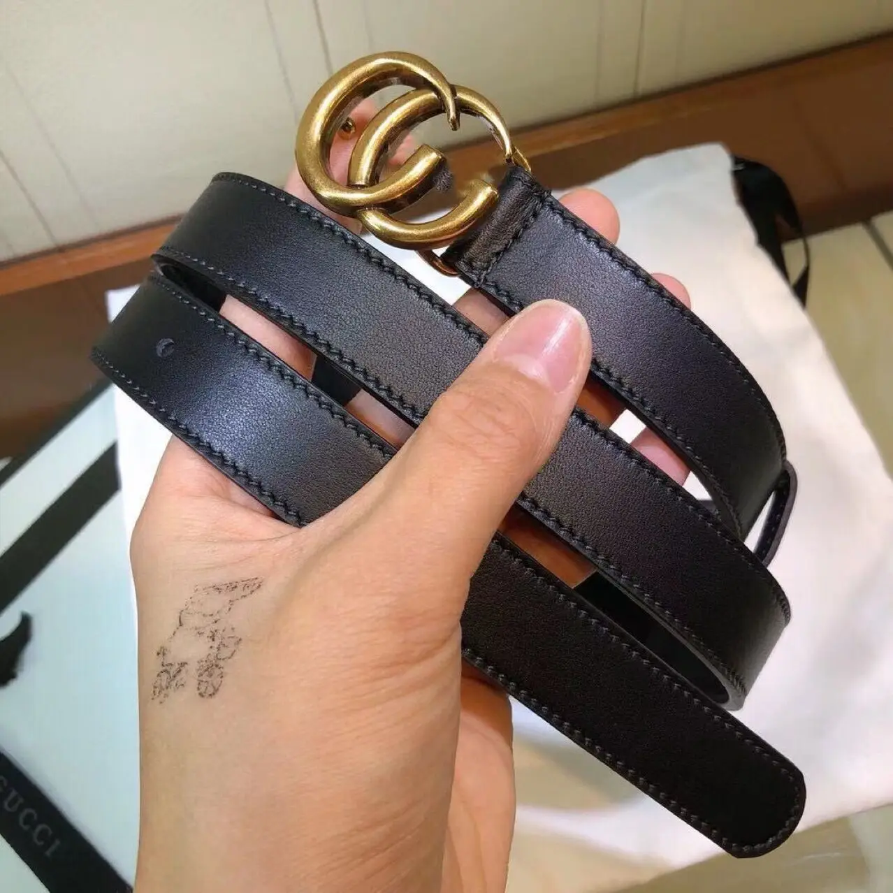 Chain Belt Women Waist Fashion Designer Belts Women Luxury Brand Genuine Leather Metal Buckle Belt