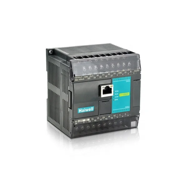 Haiwell T16S2T-e 16 points PLC controller automation with Ethernet port hight speed