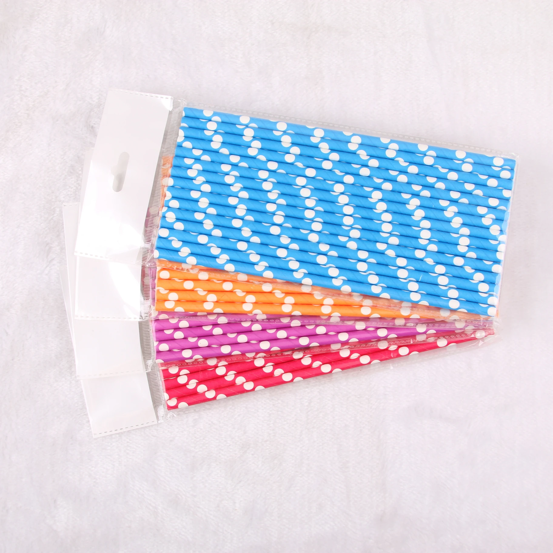 Wholesale Promotional Friendly Colorful Paper Straws