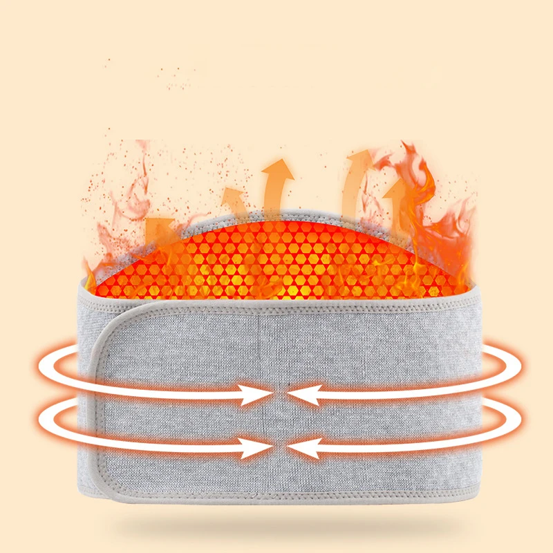 Waist Warmer Belt Women Low Back Pain Relief Lumbar Support Warmer Belt