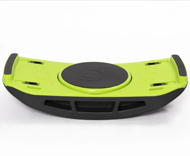 2021 New Products Factory Green Wholesale Magic Stepper ABS Wobble Balance Board Abdominal training Equipment With Two Ropes
