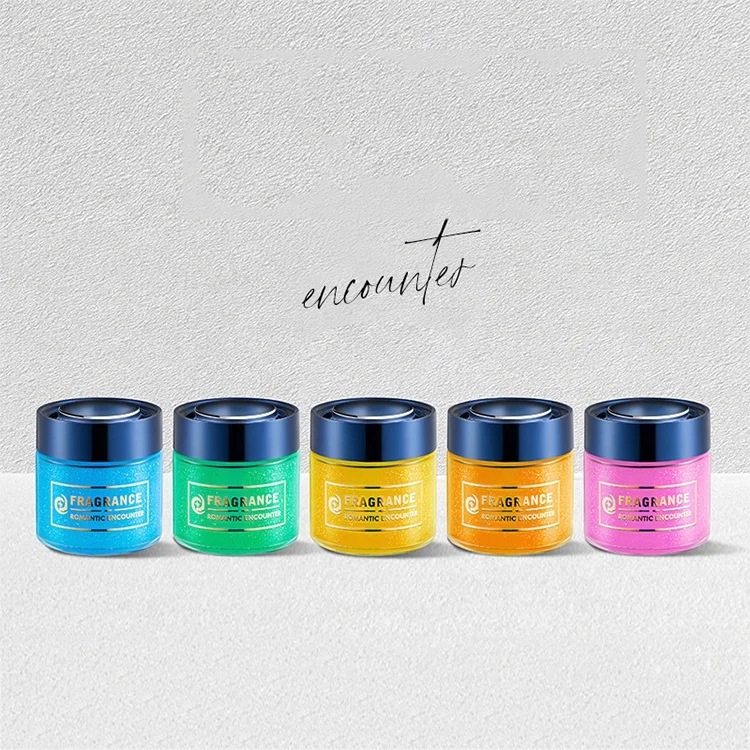 Quicksand Solid Balm Long-lasting Light Fragrance Cup Holder Fragrance Decoration Areon Car Air Freshener Gel