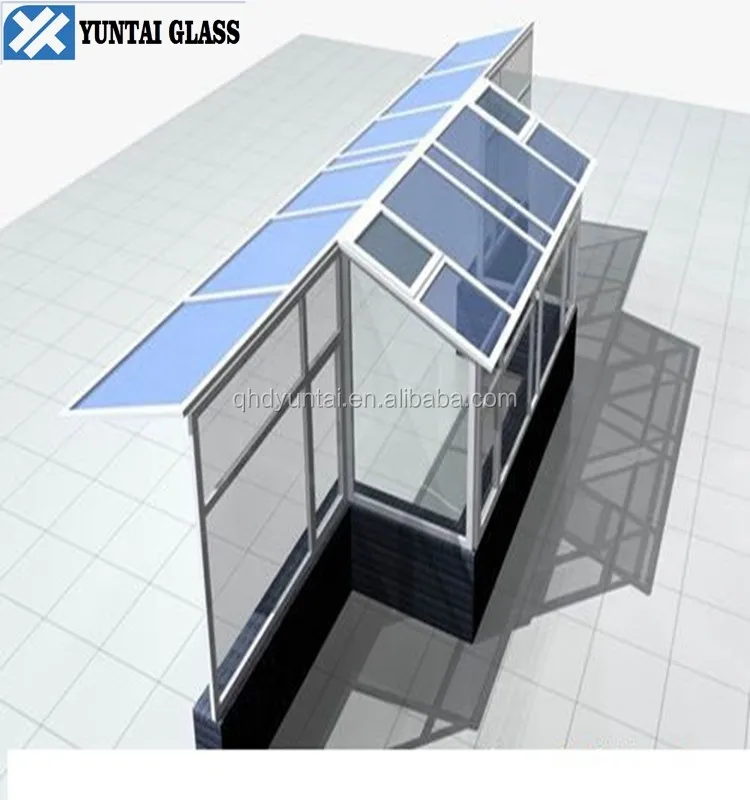 Outdoor Garden Sunroom Low-e Tempered Glass Sunlight Room The Small Tiny House Sunny Sunshine Glass Sunroom For Villa