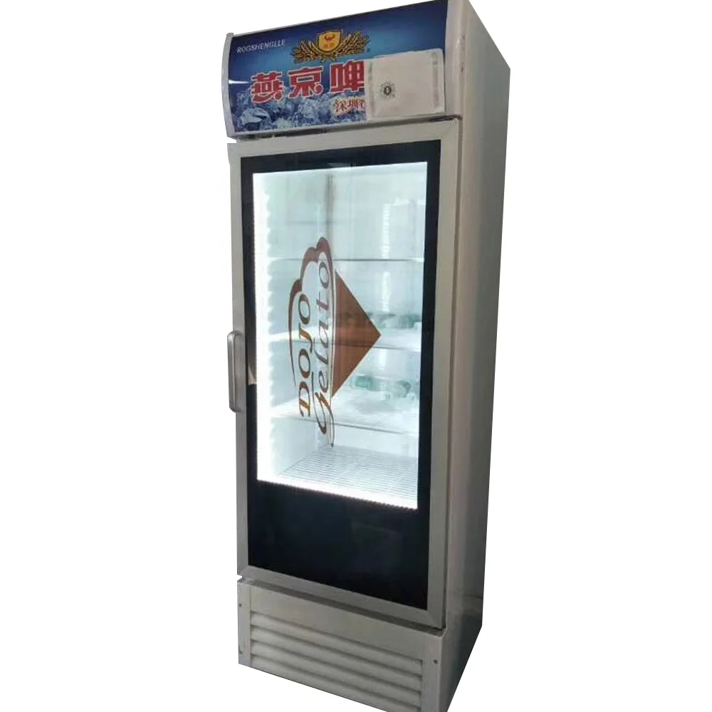 
China Factory Fridge Transparent LCD Advertise insulating Glass Door 