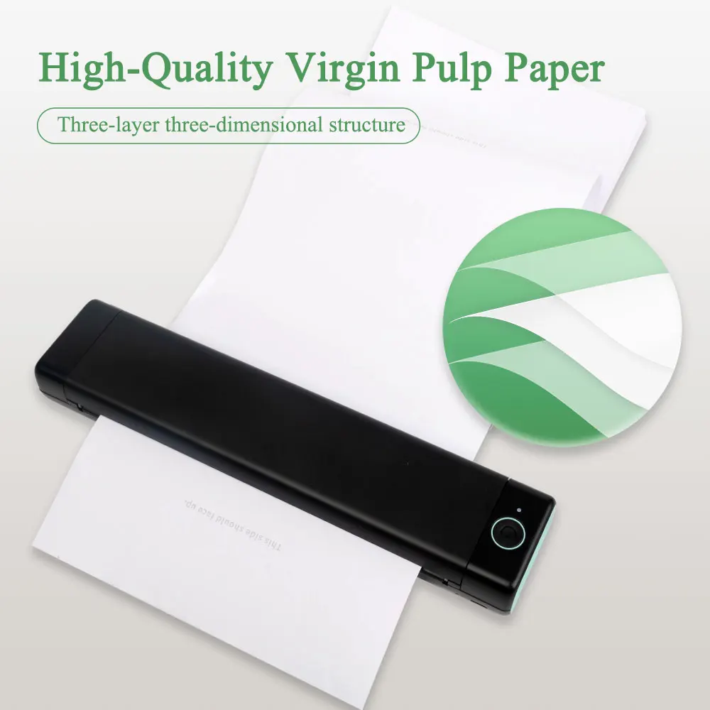 BPA Free Keep Image UP to 10 Years A4 Thermal Paper for M08F Compatible with thermal printing paper Letter