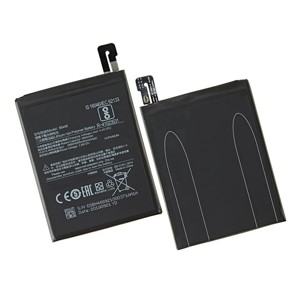Original BN48 Mobile Phone Battery For Xiaomi Redmi Note 6 pro Real Capacity 4000mAh Replacement Li-ion Battery