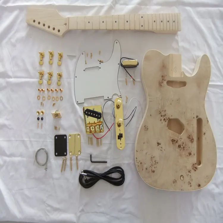 Classical Guitar Headless Electric Guitar Handmade Semi Finished Electric Guitar Kits