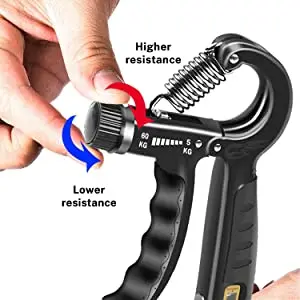 Best sales fitness 5-60 kg grip strengthener exerciser custom weightlifting gym equipment hand grip with counter