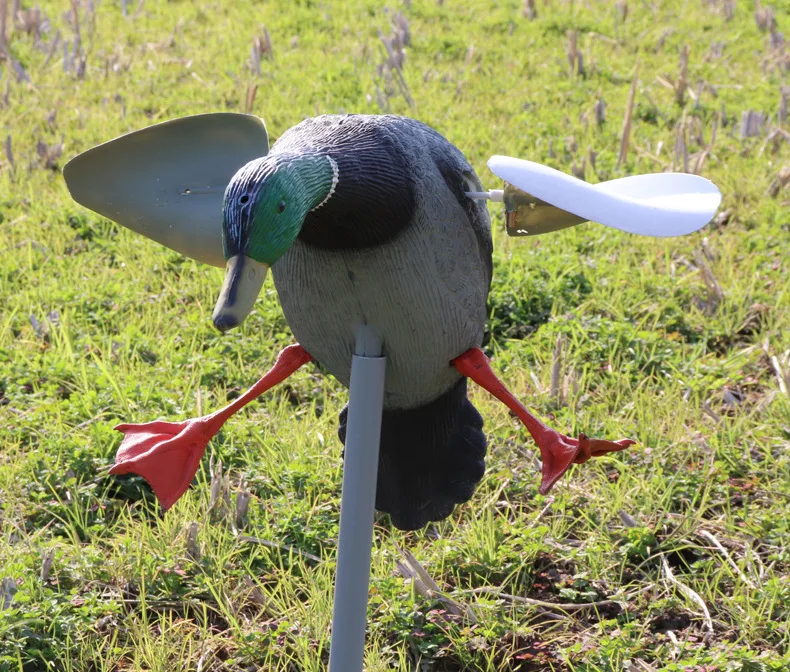 Duck Decoy Motorized Plastic  Hunting Motorized Flying  Duck Bird Decoy for Sare Birds