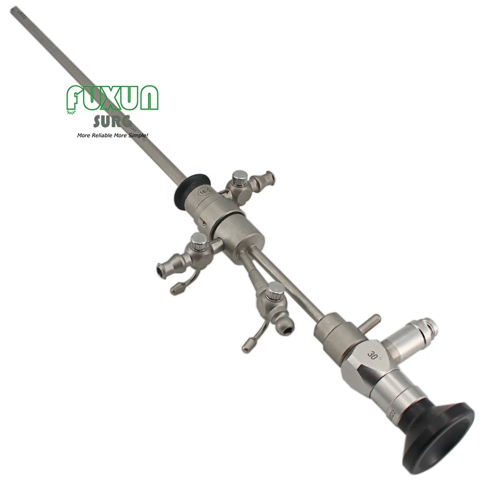 Surgical Medical Endoscope Equipment 2.9mm 30 Degree 16.5 Fr Hysteroscope Hysteroscopy Set  Gynecology