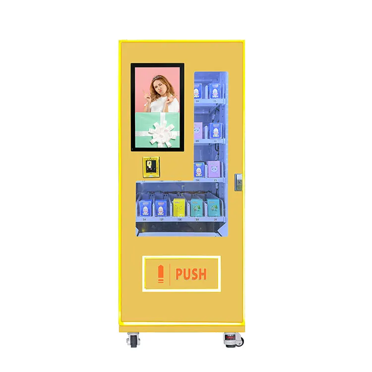Newest Original Business compact-capacity vending machine small combo vending machine for subway retail