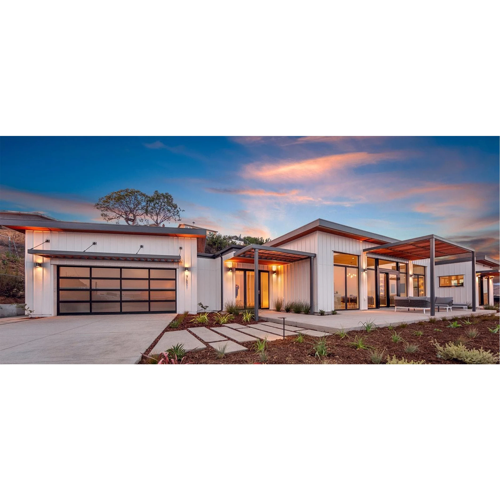 Расширяемый контейнерный дом передвижной сборный двойной Наклонный корпус контейнерные дома настенная панель из пенополистирола