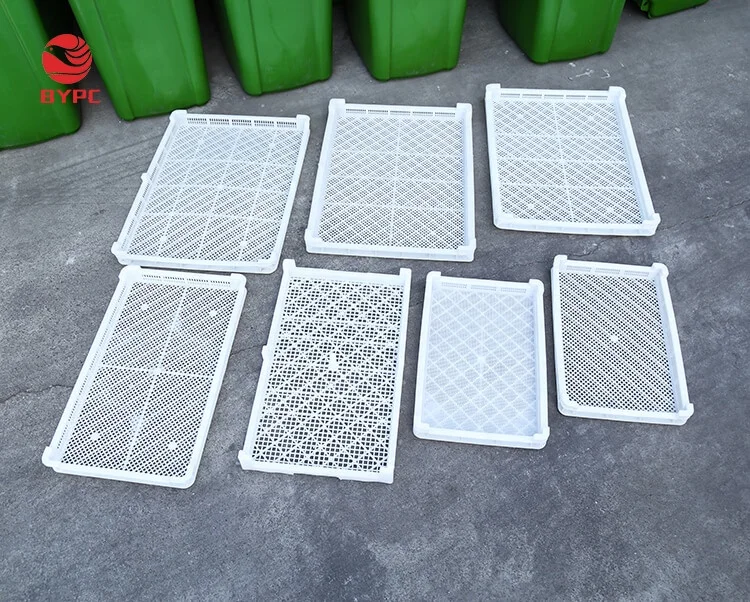 
Manufacturer BYD-004 hdpe softgel drying tray stacking plastic soap pasta drying trays 