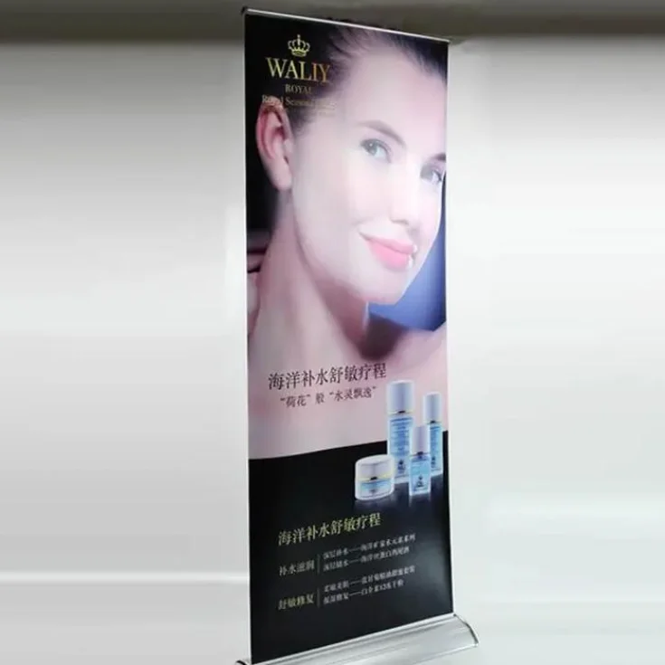 Wholesale supply retractable banner stand roll up pull up stand banner for Promotion and Advertising