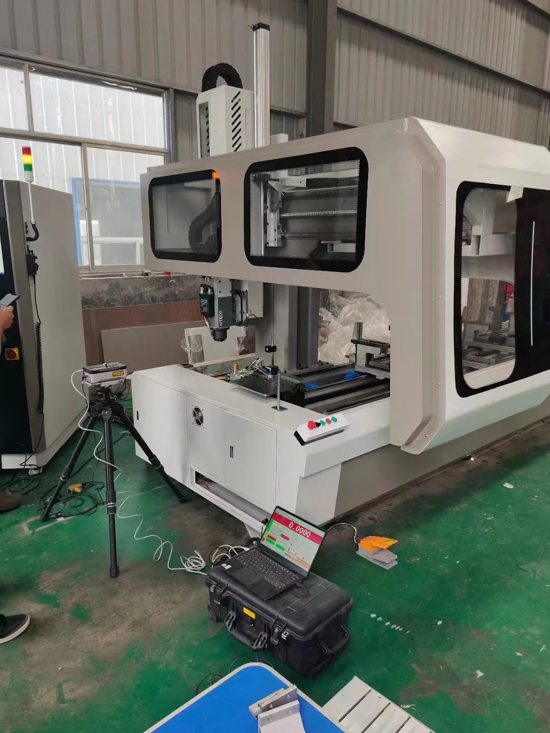 High-speed four-axis CNC machining center