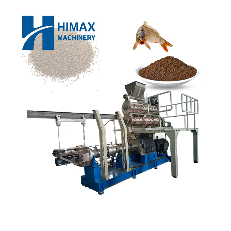 Stainless Steel Floating Fish Feed Pellet Making Machine Price Floating Fish Pet Food Feed Production Line Machinery hot sale