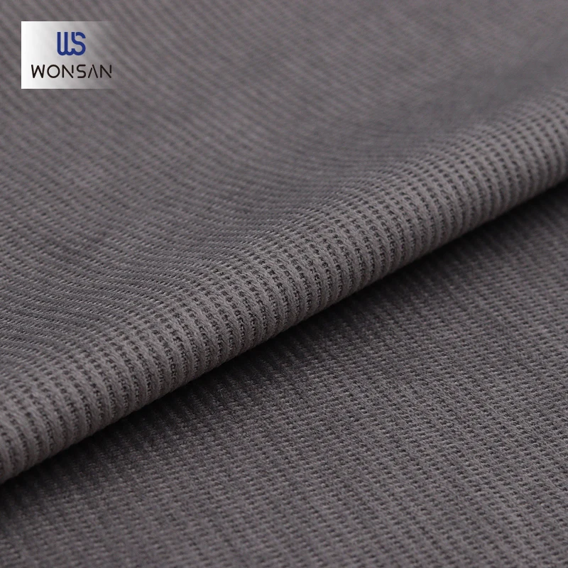 100%P Corduroy Tricot fabric/warp knitting Outdoor casual coat pants fabric Comfortable touching