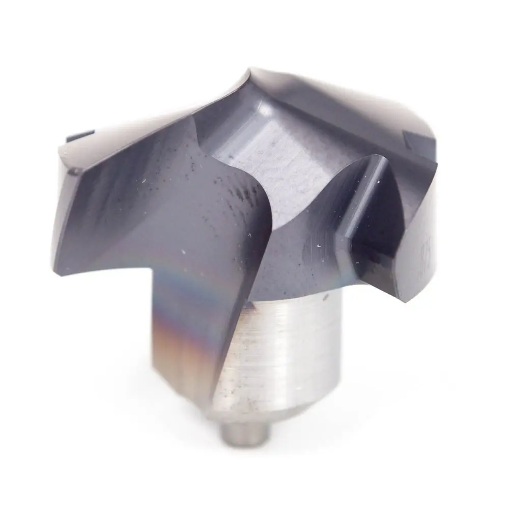 Cemented carbide spade drill insert