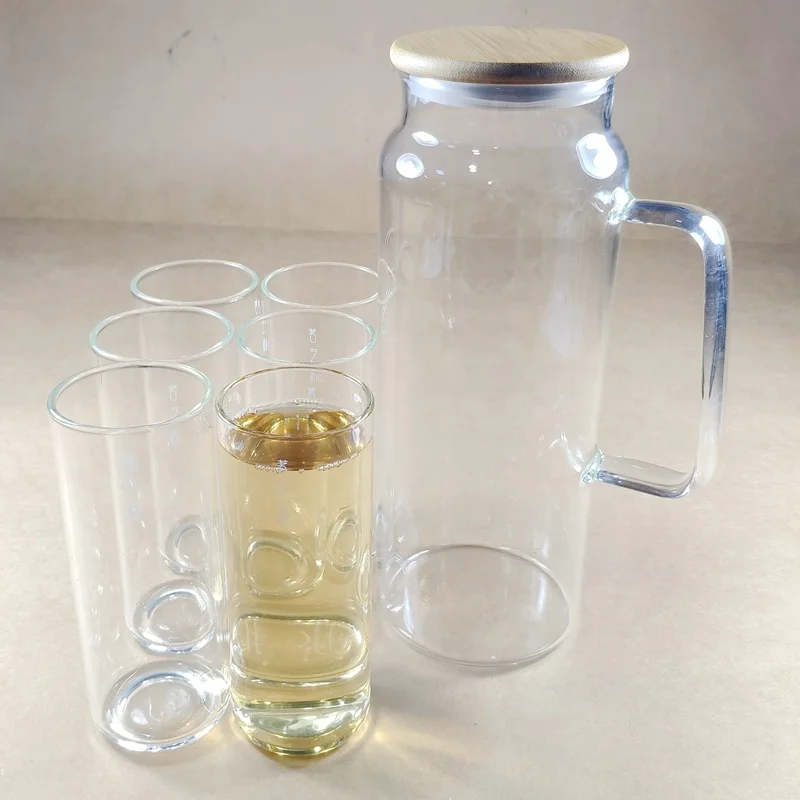 6 шт. превосходное качество, Лидер продаж, термостойкие наборы из боросиликатного стекла для чайных стаканов с одной стенкой/Набор стеклянных стаканов/набор чайных стаканов