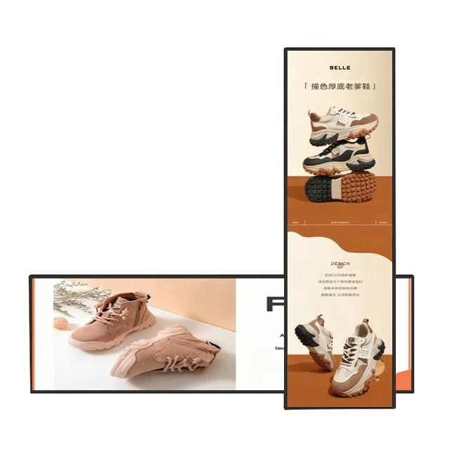 28.1 Inch Smart Shelf Ultra Wide Monitor Indoor Supermarket Stretched Bar Lcd Advertising Display Screen