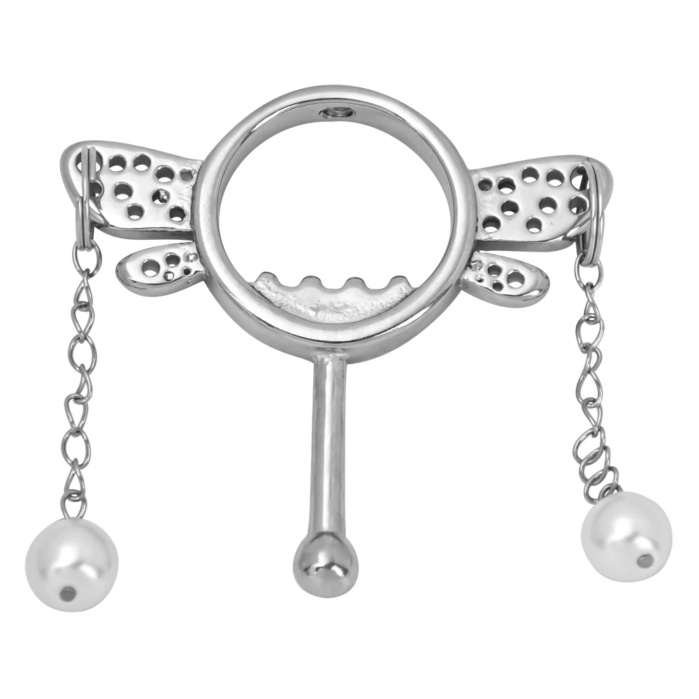 Cheap Price Breast Clip Bondage Game For Couple SM Game Leather Belt Strop On BDSM Sex Toy